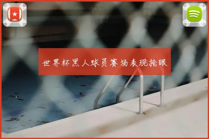 世界杯黑人球员赛场表现抢眼